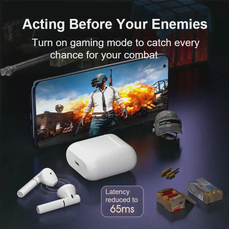 Беспроводные Bluetooth-наушники QCY T8S, игровые полувкладыши с интерфейсом Type-c (art.: 3920bc63c1169)-3