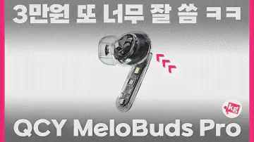 3만원을 또 잘 써 버림 ㅋㅋ QCY의 에어팟 킬러(?) 멜로버즈 프로