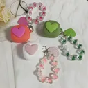 Для QCY T13 ANC Case Силиконовый Чехол Для наушников Cute Love с Ремешком на Запястье Hearphone Box для QCY T13ANC cover