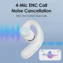 QCY Crossky GTR Беспроводные наушники с открытыми ушами Bluetooth 5,3, наушники с басами, проводящая воздух спортивная Гарнитура, наушники с Ушными крюч... (art.: 3920bfa8a39f3)