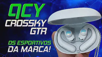 O Fone Bluetooth EXTERNO Esportivo Com Gancho | QCY Crossky GTR