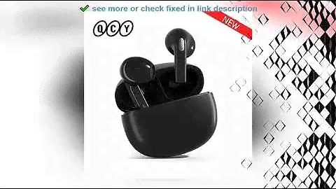 ✔️NEW QCY T20 Bluetooth 5.3 TWS Wireless Earphones 68ms Low Latency Earb