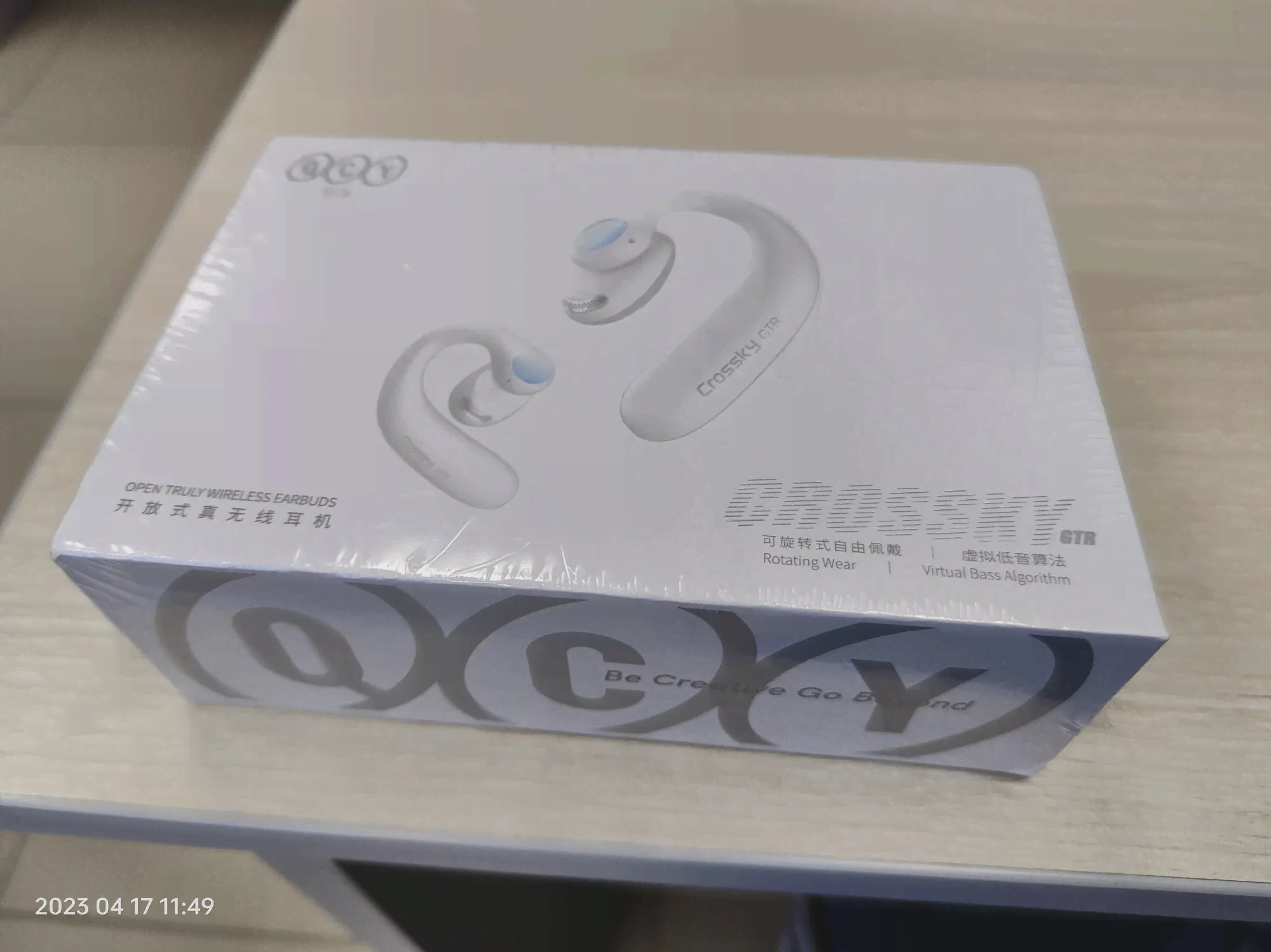 🛍 QCY Crossky GTR Беспроводные наушники с открытыми ушами Bluetooth 5,3, наушники с басами, проводящая воздух спортивная Гарнитура, наушники с Ушными крюч...