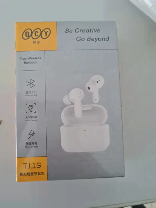 🛍 QCY T11 Bluetooth наушники беспроводные TWS наушники с сенсорным управлением наушники 4 микрофона ENC HD звонки гарнитура Быстрая зарядка IPX5 для спорта