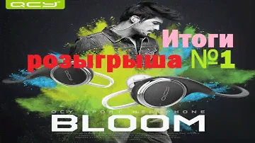 Результат розыгрыша №1 bluetooth-гарнитуры QCY QY8