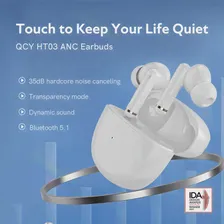 🛍 TWS-наушники QCY HT03 с шумоподавлением, Bluetooth V5.1, 4 микрофона