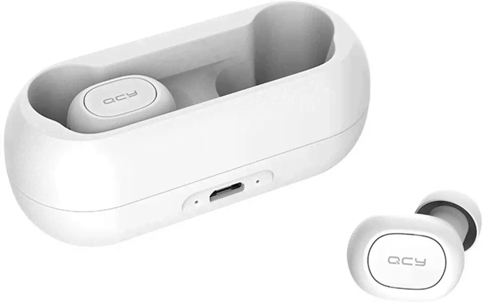 QCY Беспроводные наушники QCY T1C, белый наушники