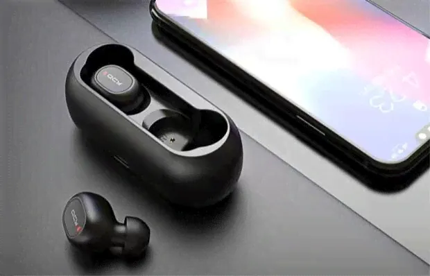 Беспроводные Bluetooth наушники QCY Т1С (Black/Черный)-3