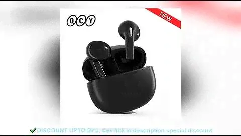 ✔️Best NEW QCY T20 Bluetooth 5.3 TWS Wireless Earphones 68ms Low Latency Earb