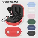 Для QCY T13 ANC Чехол Силиконовая Защитная Крышка Корпус Втулка Для QCY T13 ANC Беспроводные Bluetooth Наушники Протектор Чехлы