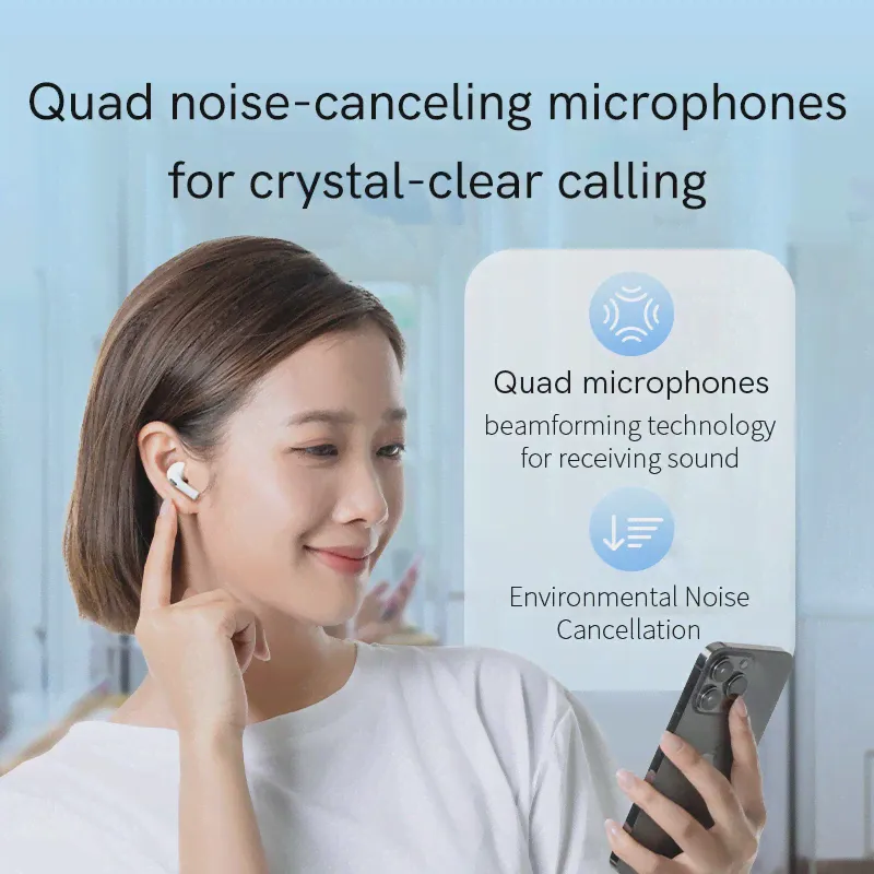 TWS-наушники QCY T20 с поддержкой Bluetooth 5,3 и шумоподавлением (art.: 3920bde5e0fc7)