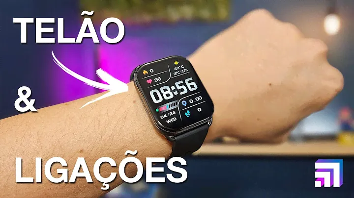Só R$ 179! QCY Watch GS é um Smartwatch Completo Sem Taxa - Unboxing e Avaliação