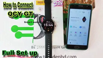 How to Connect QCY Watch GT  Smart Watch Video 2024 || Future Tech Bangladesh || Tech Den