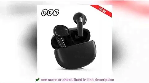 ✔️NEW QCY T20 Bluetooth 5.3 TWS Wireless Earphones 68ms Low Latency Earb
