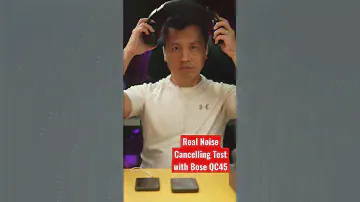 REAL Noise Cancellation Test - Full Video Below 👇 #bose #anc  #ancheadphones #techreviews
