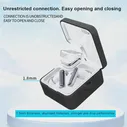 QCY MeloBuds Neo Беспроводные наушники Bluetooth 5,3 Светодиодные наушники с двойным подключением Прозрачные наушники с цифровым дисплеем R4S4 (art.: 3920c90ae51ff)