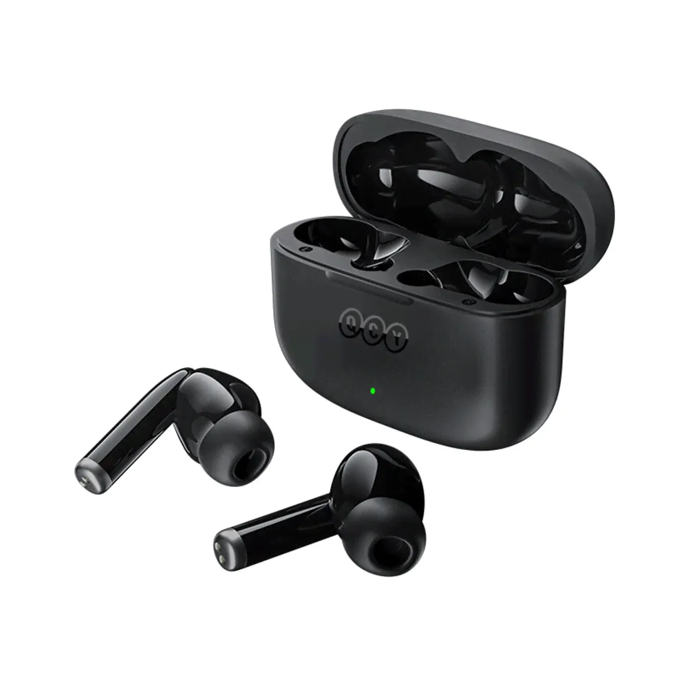 QCY T19 TWS Earbuds bluetooth Earphone ENC Qual Mic HD Calling HiFi Stereo Low Latency Portable Earphone Headphone-0