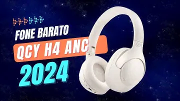 Fone barato QCY modelo H4 com cancelamento de ruído