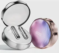 Наушники (вкладыши) с микрофоном QCY T21 FairyBuds (TWS) Bluetooth 5.3 (Silver) Чехол с зарядкой